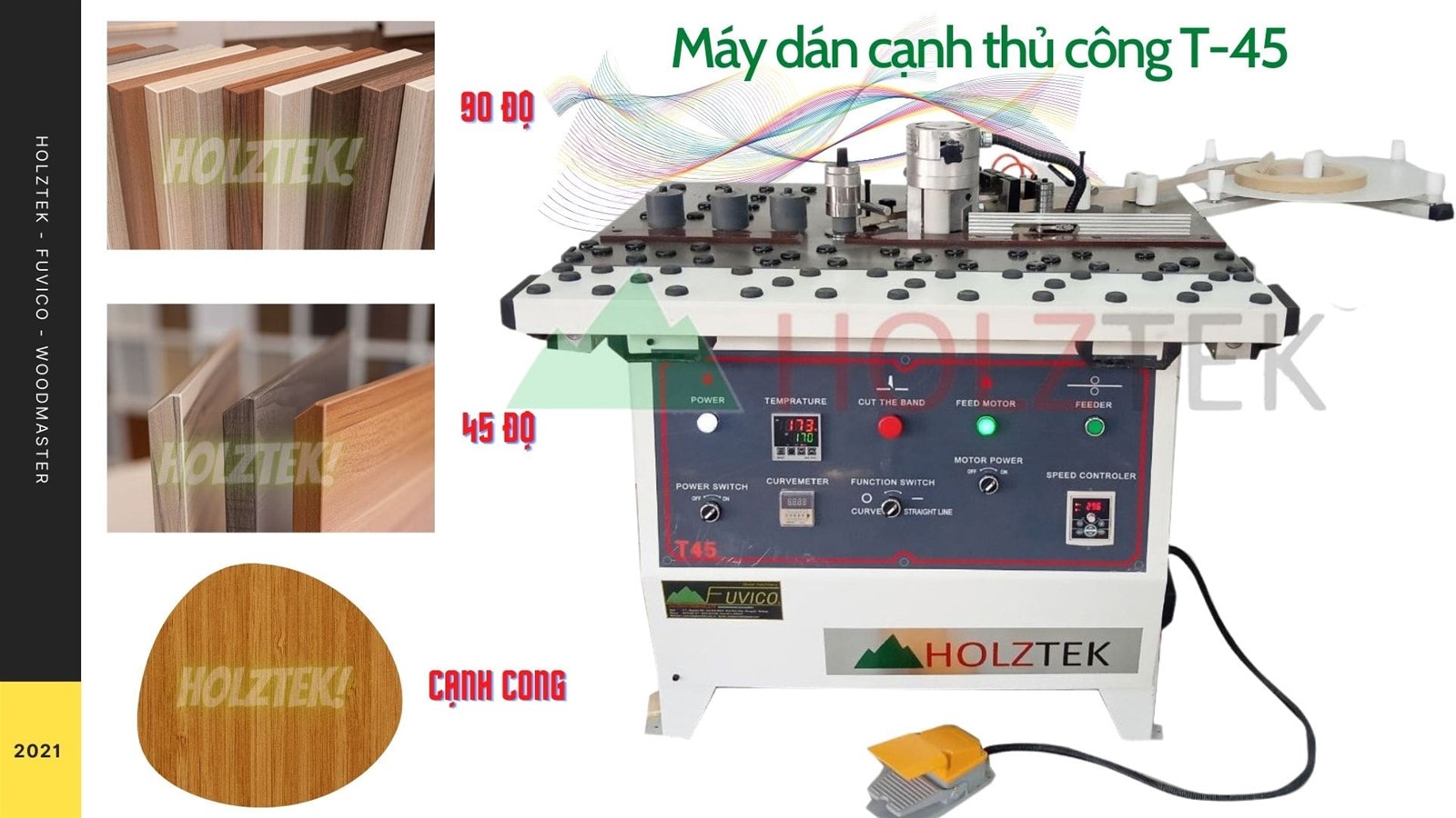 máy dán cạnh bán tự động